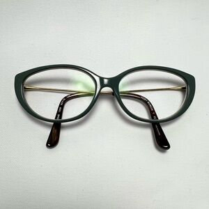 Tory Burch Teal Cateye Eyeglasses - Frames Only